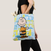 Tote Bag cacahuètes | Charlie Brown Motif de bande dessinée (De près)
