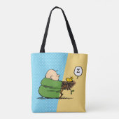 Tote Bag cacahuètes | Charlie Brown & Woodstock Half & Half (Dos)