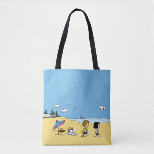 Tote Bag cacahuètes   Journée à la plage