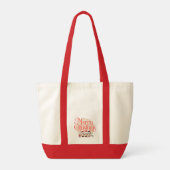 Tote Bag cacahuètes | Joyeuse Chorale de Noël (Dos)