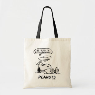 Tote Bag cacahuètes   La vie est pleine de Rude Awakenings