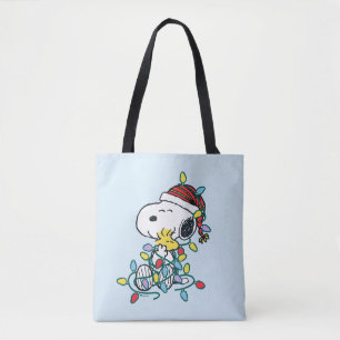 Tote Bag cacahuètes L'amour et les lumières de Noël
