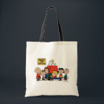 Tote Bag cacahuètes | Le bonheur est d'être l'un des gangs<br><div class="desc">Le bonheur fait en effet partie du gang des cacahuètes,  comme le montre la bande dessinée bien-aimée et ses diverses adaptations. Les personnages Peanuts,  malgré leurs défauts et leurs luttes,  trouvent de la joie dans leurs amitiés étroites et leurs expériences partagées.</div>