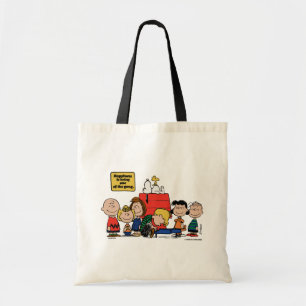 Tote Bag cacahuètes   Le bonheur est d'être l'un des gangs