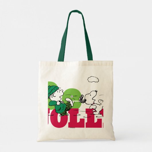 Tote Bag cacahuètes | Linus & Snoopy Be Jolly (Dos)