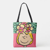 Tote Bag cacahuètes | Moitié et demi-fleurs Sally (Dos)