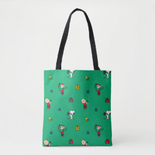Tote Bag cacahuètes Motif cadeau de Noël