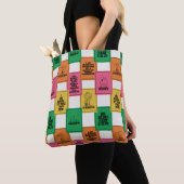 Tote Bag cacahuètes | Motif Colorblock amusant (De près)