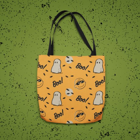 Tote Bag cacahuètes | Motif d'Halloween de l'équipage Éffra