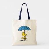 Tote Bag cacahuètes | Parapluie bleu Woodstock (Dos)