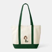 Tote Bag cacahuètes | Peppermenthe Patty assis (Dos)