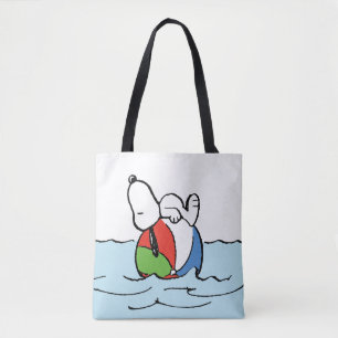Tote Bag cacahuètes Snoopy Beach Ball Beach