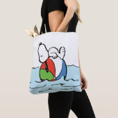 Tote Bag cacahuètes | Snoopy Beach Ball Beach (De près)