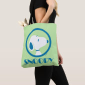 Tote Bag cacahuètes | Snoopy Blue Deco Dreams (De près)