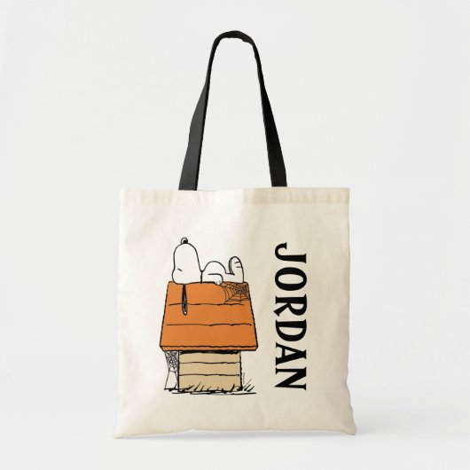 Tote Bag cacahuètes | Snoopy Halloween Nap (Devant)