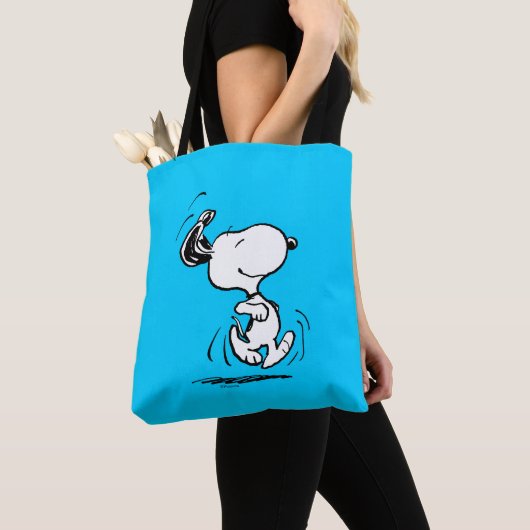 Tote Bag cacahuètes | Snoopy Happy Dance (De près)