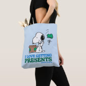 Tote Bag cacahuètes | Snoopy I Love Obtenir des présentatio (De près)