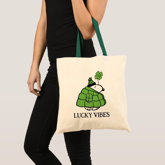 Tote Bag cacahuètes | Snoopy Lucky Clover (Devant (produit))