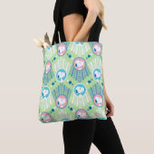 Tote Bag cacahuètes | Snoopy Mint Green Deco Dreams Motif (De près)