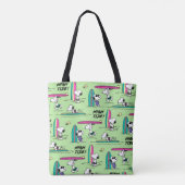Tote Bag cacahuètes | Snoopy Ocean High Tide Motif (Dos)