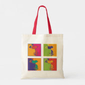 Tote Bag cacahuètes | Snoopy Pop Art Moderne (Dos)