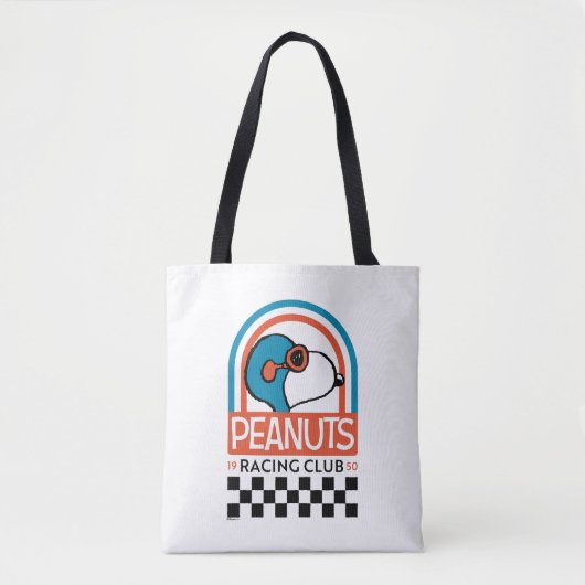Tote Bag cacahuètes | Snoopy Racing Club (Devant)