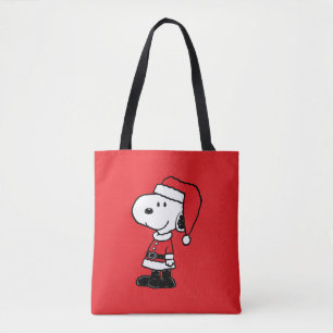 Tote Bag cacahuètes Snoopy Santa Claus