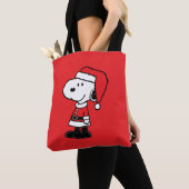 Tote Bag cacahuètes | Snoopy Santa Claus (De près)