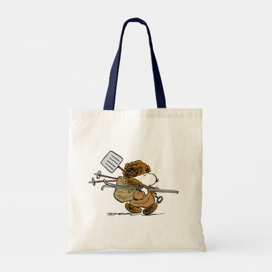 Tote Bag cacahuètes | Snoopy Snow Warrior (Dos)