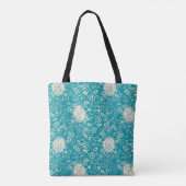 Tote Bag cacahuètes | Snoopy Turquoise Tropical Beach Motif (Dos)