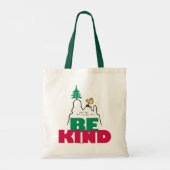Tote Bag cacahuètes | Snoopy & Woodstock Be Kind (Dos)