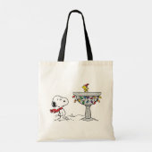 Tote Bag cacahuètes | Snoopy & Woodstock Froid Birdbath (Dos)