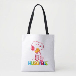 Tote Bag cacahuètes   Snoopy & Woodstock Huggable