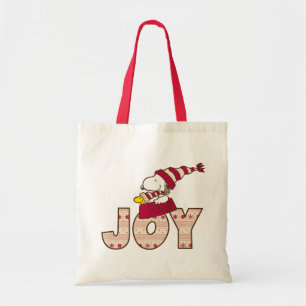 Tote Bag cacahuètes   Snoopy & Woodstock Joy Sled Ride