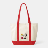Tote Bag cacahuètes | Snoopy & Woodstock Père Noël Bell Rin (Dos)
