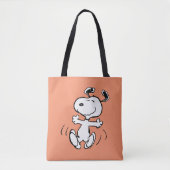 Tote Bag cacahuètes | Une Danse Heureuse Snoopy (Devant)