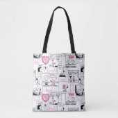 Tote Bag cacahuètes | Valentine Heart Love Motif (Devant)