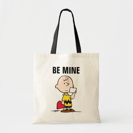 Tote Bag cacahuètes | Valentine's Day Charlie Brown Valenti (Devant)