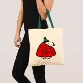 Tote Bag cacahuètes | Veste Snoopy Red Puffer (Devant (produit))