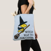 Tote Bag cacahuètes | Woodstock Halloween Witch (De près)