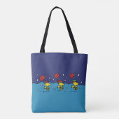 Tote Bag cacahuètes | Woodstock Snow Shovel Team (Dos)