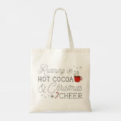 Tote Bag Cacao Chaud Et Soirée De Noël (Dos)