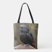 Tote Bag Cacatoès noir (Dos)