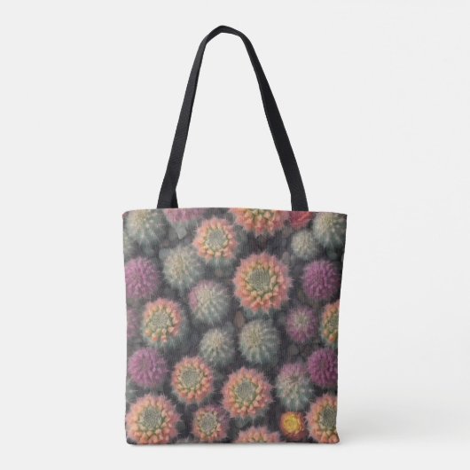 Tote Bag Cactus colorés (Dos)