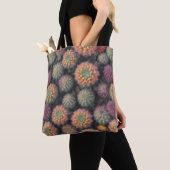 Tote Bag Cactus colorés (De près)