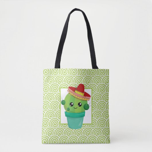 Tote Bag Cactus de Red Sombrero (Devant)