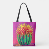 Tote Bag Cactus en floraison (Dos)
