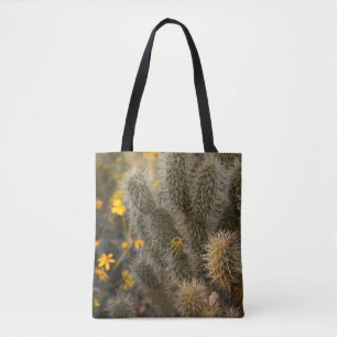 Tote Bag Cactus et Fleurs sauvages