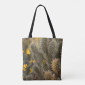 Tote Bag Cactus et Fleurs sauvages (Dos)