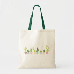 Tote Bag Cactus et succulents mignons